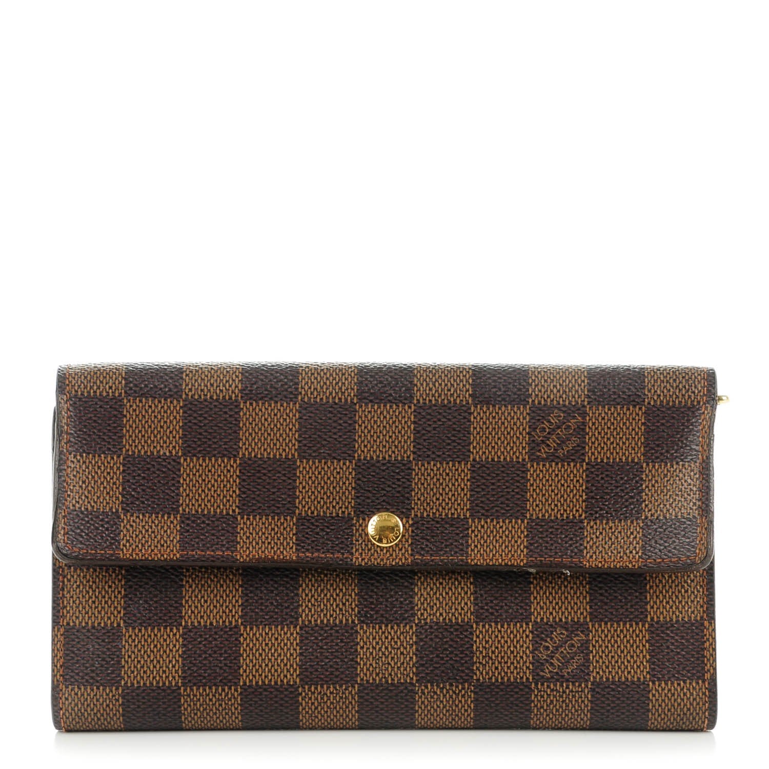 Louis Vuitton Damier Ebene Sarah Wallet 1 of 7
