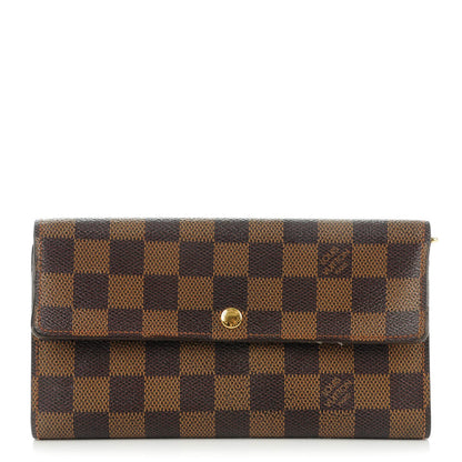 Louis Vuitton Damier Ebene Sarah Wallet 1 of 7