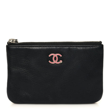 Chanel Goatskin Cosmetic Pouch Black 1 of 8