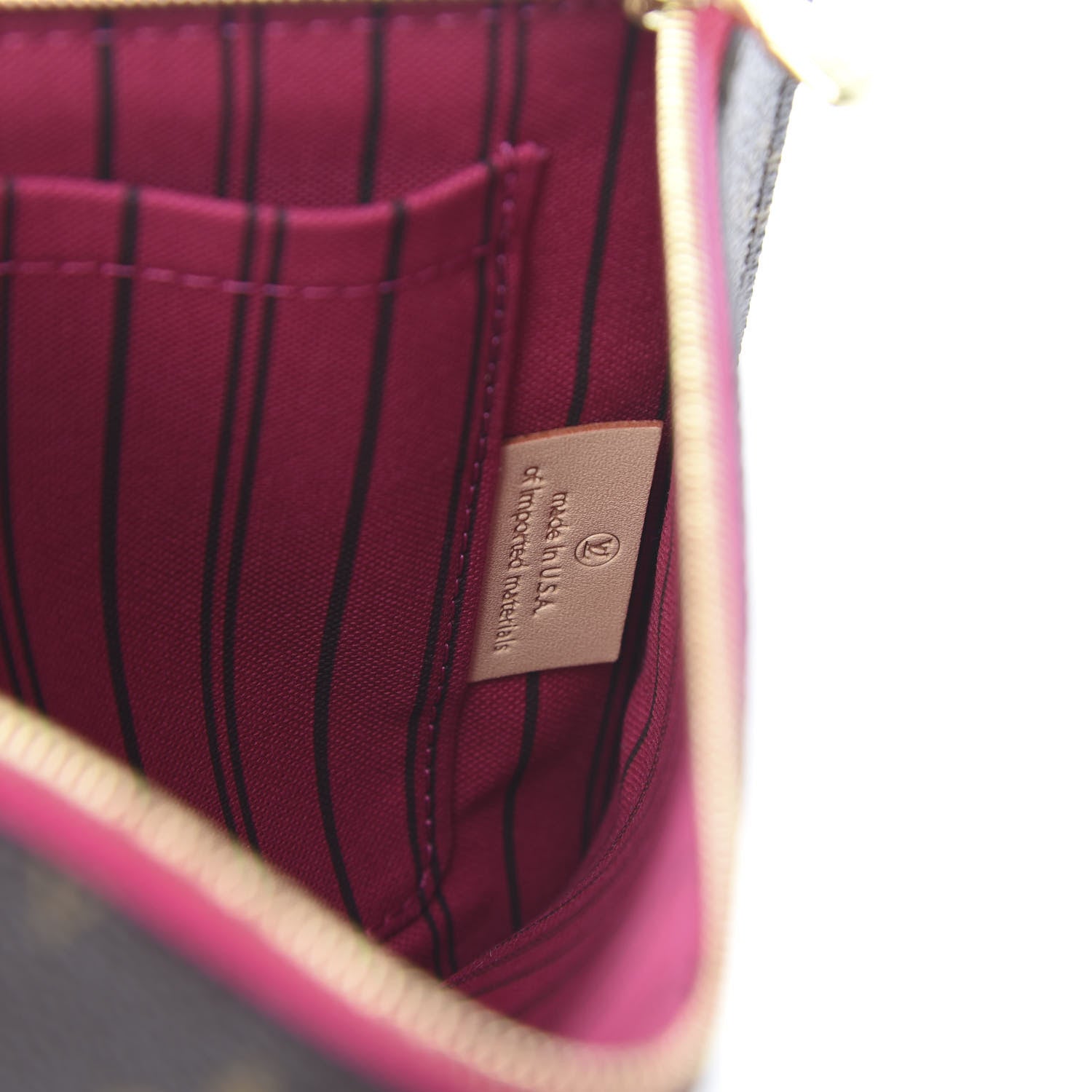 Louis Vuitton Monogram Neverfull PM Pochette Pivoine 6 of 9