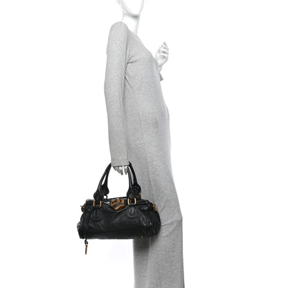 Chloe Calfskin Medium Paddington Satchel Black 2 of 9