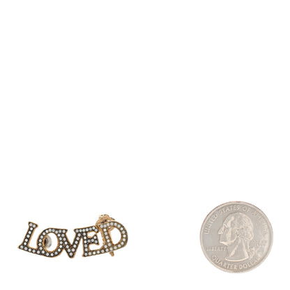 Gucci Metal Pearl Loved Ear Cuff Earring Aged Gold Aged Gold 2 of 9