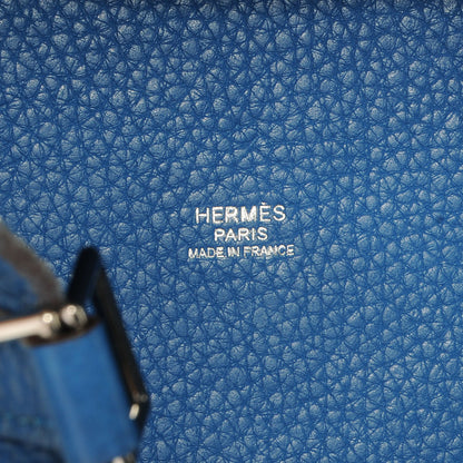 Hermes Taurillon Clemence Picotin Lock PM Mykonos 6 of 7