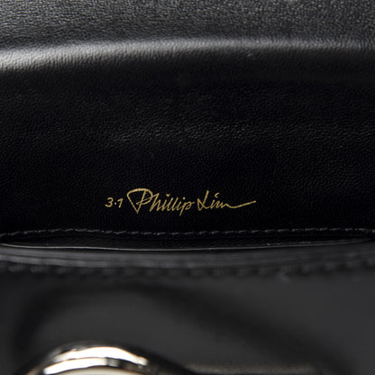 3.1 Phillip Lim 3.1 Calfskin Stingray Embossed Micro Alix Crossbody Bag Black 8 of 10