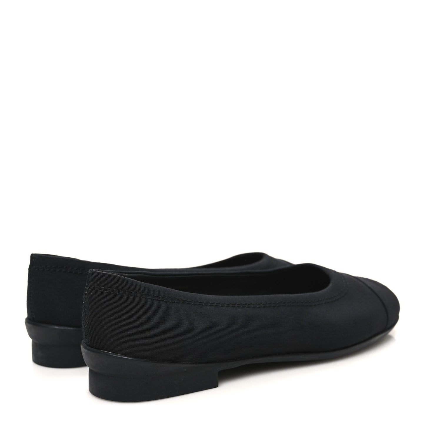 Grosgrain Cap Toe Uniform Ballerina Flats 36.5 Black
