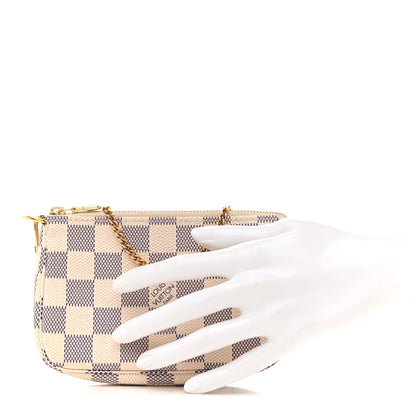 Louis Vuitton Damier Azur Mini Pochette Accessories 2 of 11