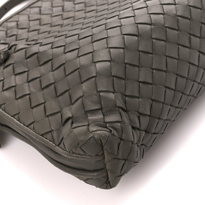 Bottega Veneta Nappa Intrecciato Nodini Crossbody Messenger Light Grey 10 of 11