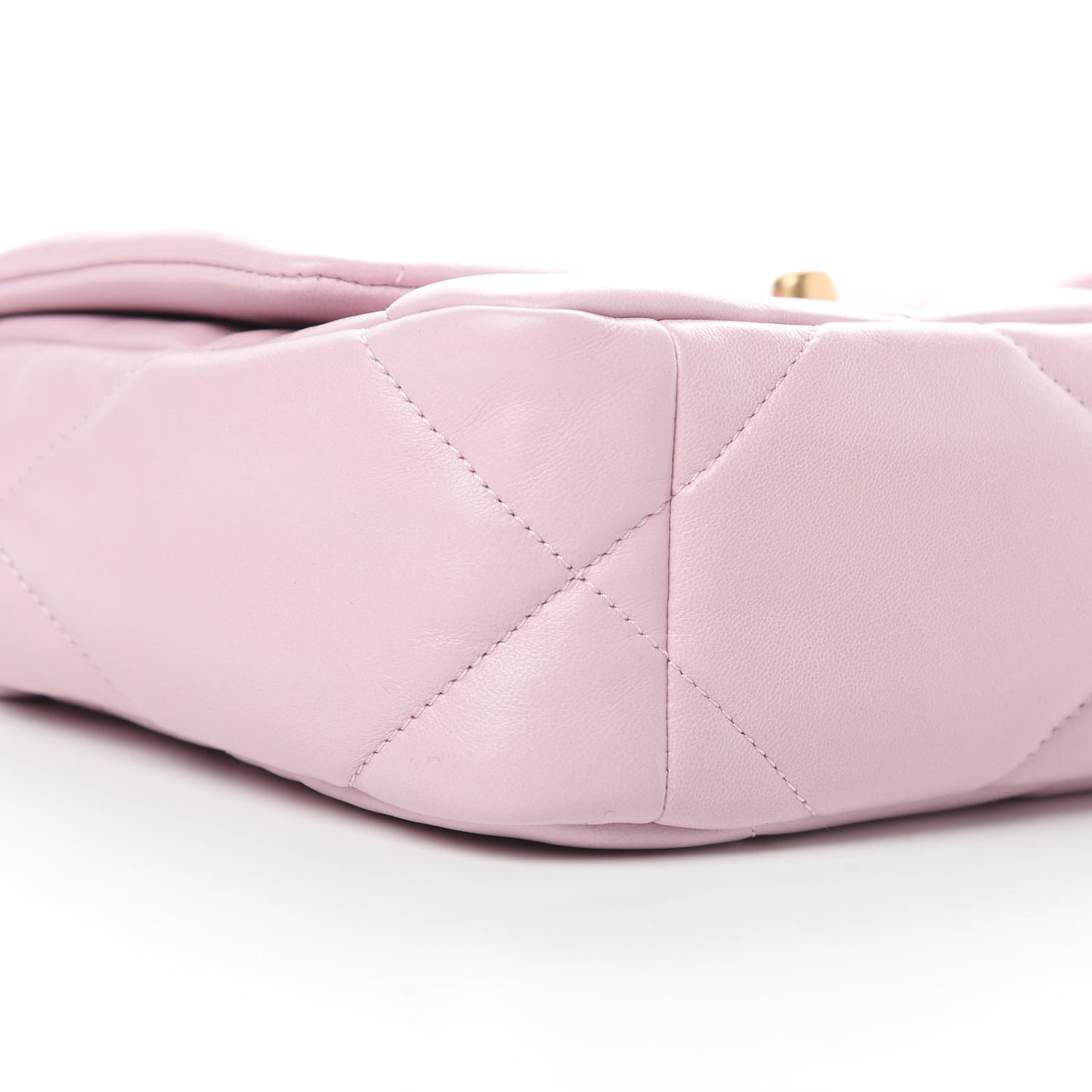 Lambskin Quilted Medium 19 Flap Light Pink