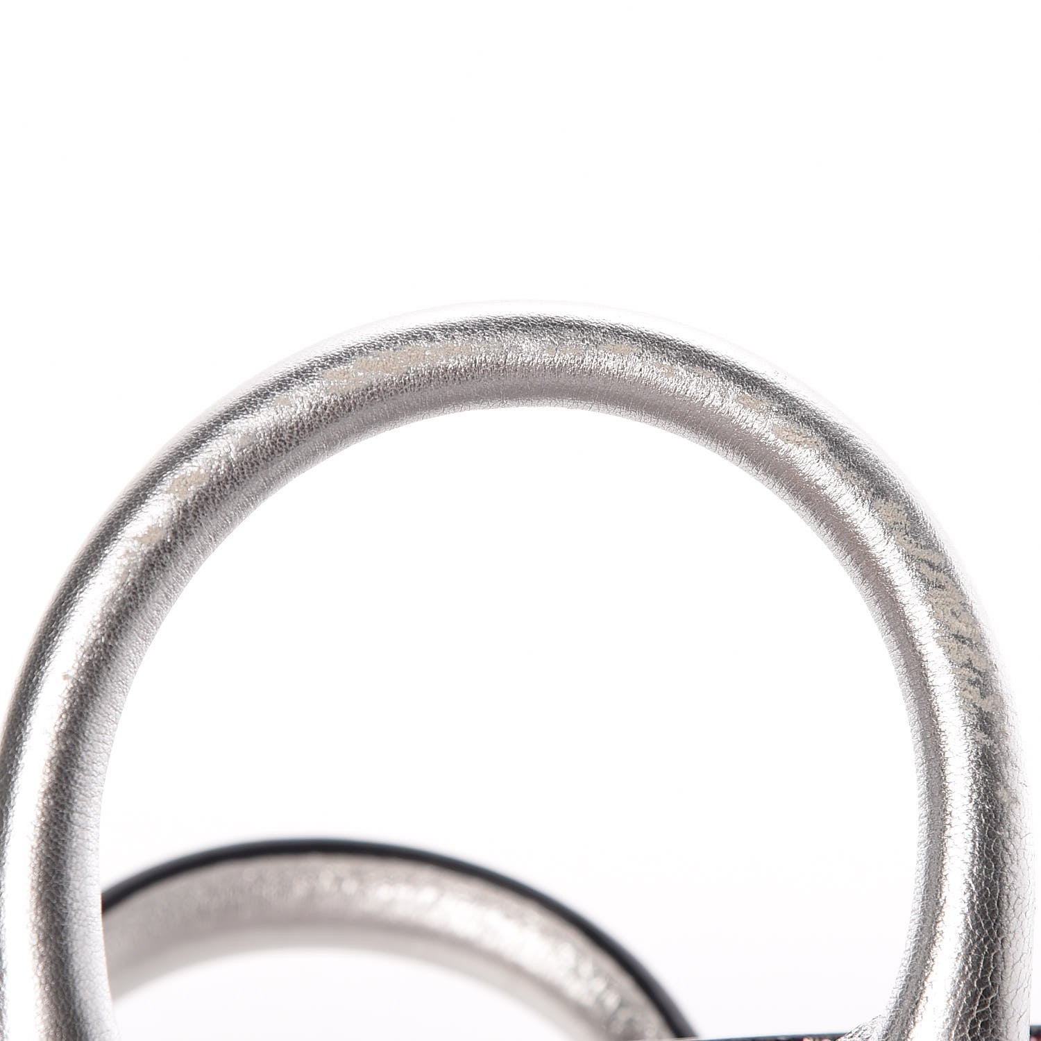 Alexander McQueen Metallic Calfskin Glitter Mini Heroine Shoulder Bag Grey Multicolor 15 of 15
