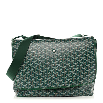 Goyard Goyardine Capetien Messenger Bag Green 1 of 11