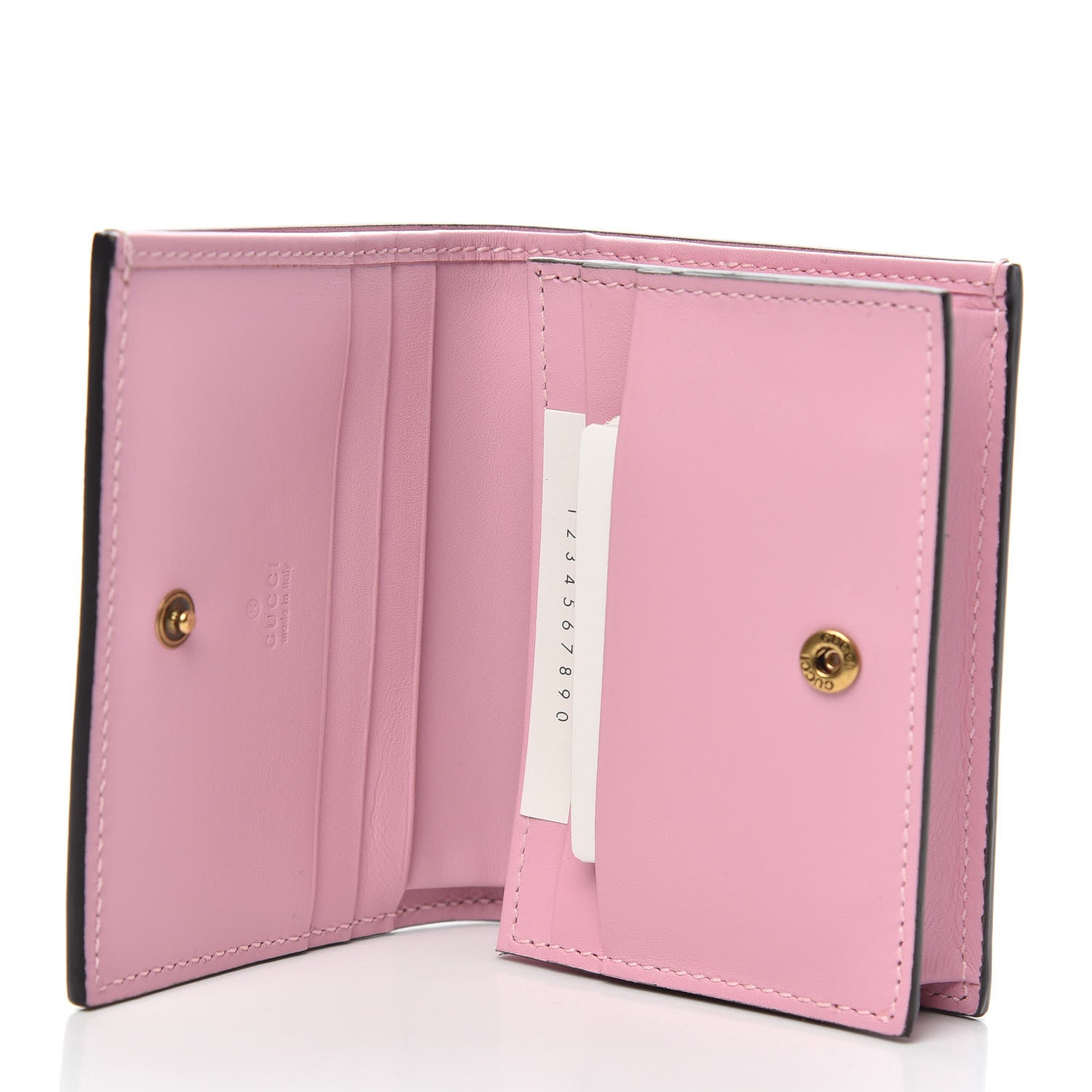 Gucci GG Supreme Monogram Strawberry Card Case 5 of 8