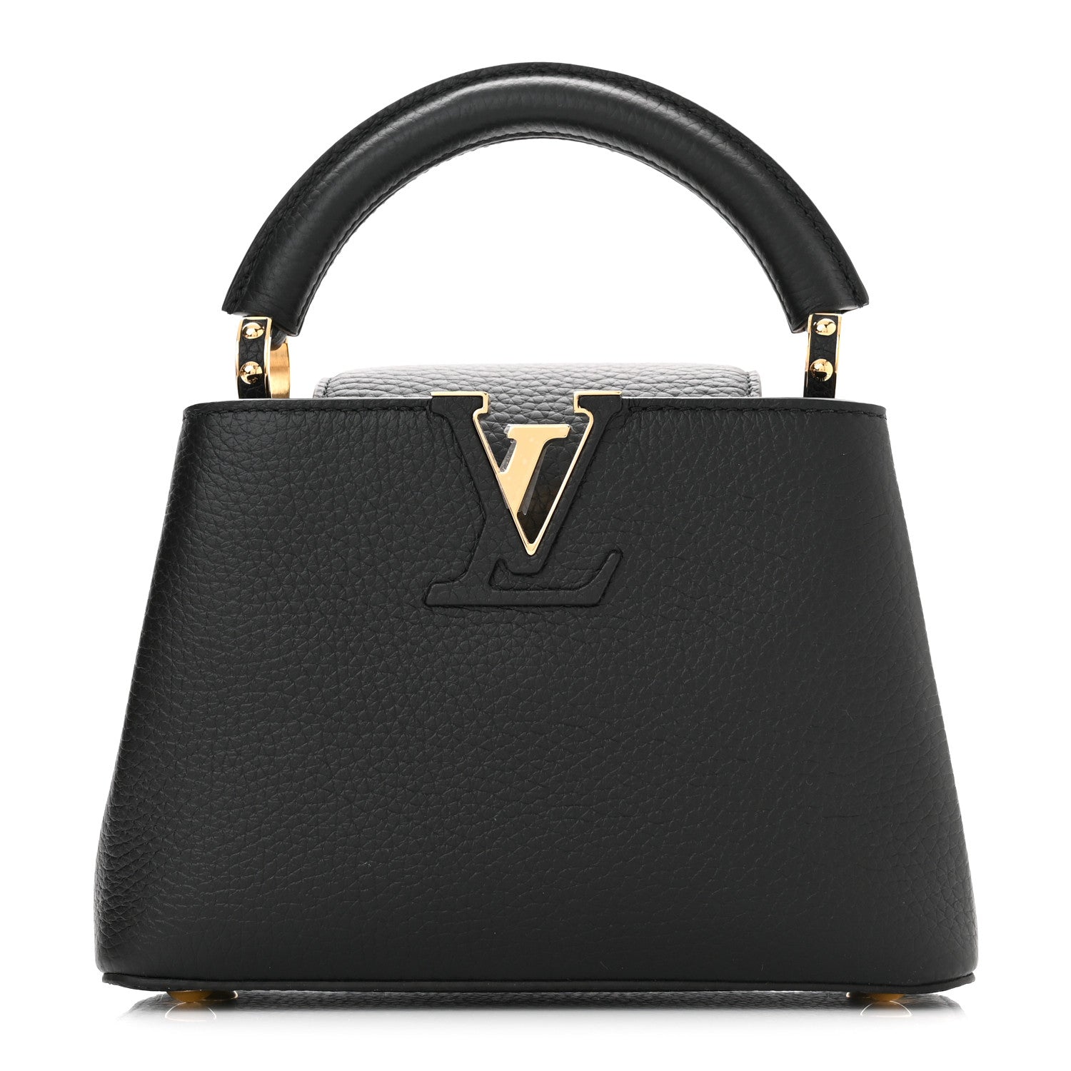 Louis Vuitton Taurillon Mini Capucines Black 1 of 9