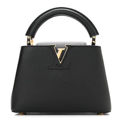 Louis Vuitton Taurillon Mini Capucines Black 1 of 9