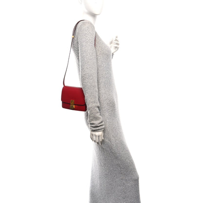 Celine Box Calfskin Small Classic Box Flap Bag Red 2 of 10