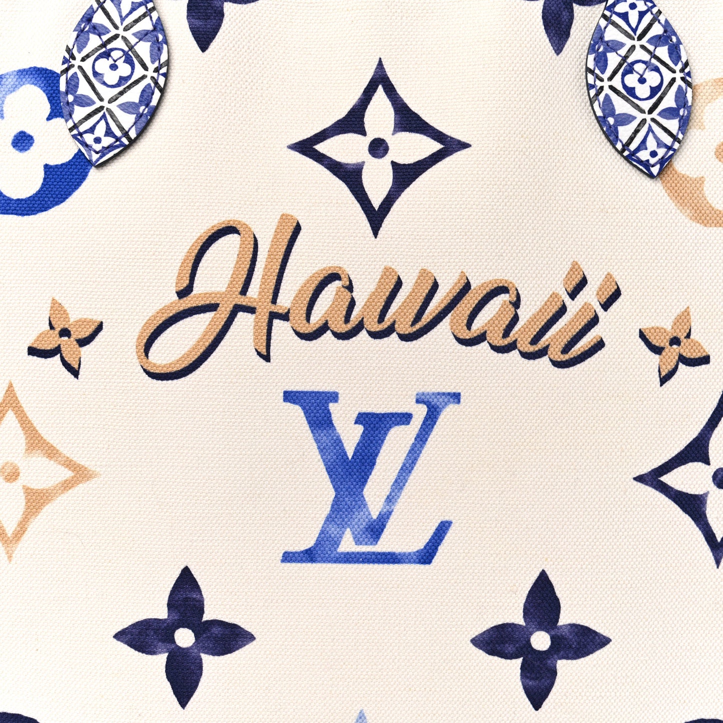 Monogram Canvas By The Pool Hawaii 2.0 Neverfull GM Blue
