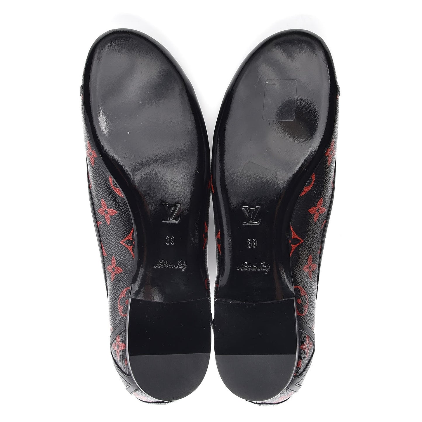 Monogram Infrarouge New Revival Ballerina Flats 39 Black