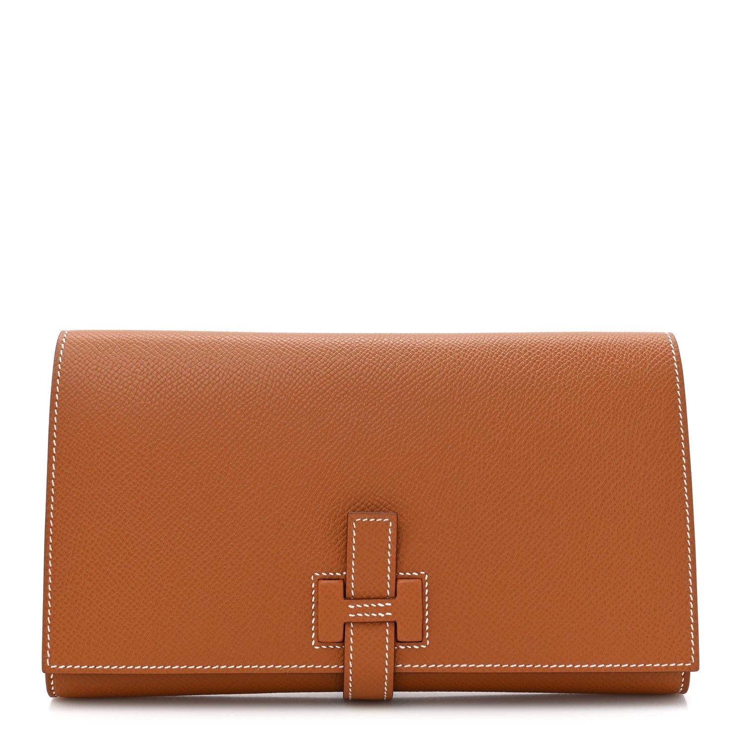 Hermes Epsom New H Passant Toutenmain Wallet Gold 1 of 7