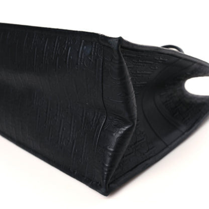 Christian Dior Oblique Calfskin Embossed Large Book Tote Black 9 of 10