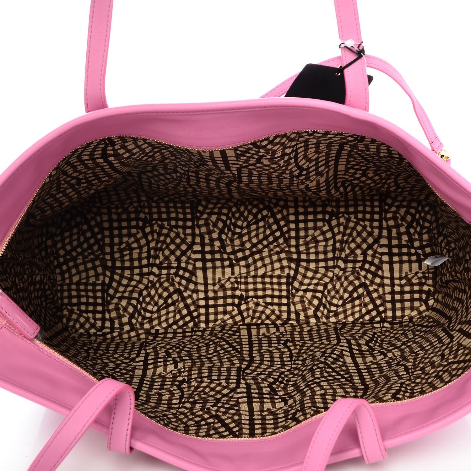 MCM Visetos Large Anya Shopper Tote Pink 5 of 8