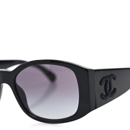 Chanel Acetate CC Logo Sunglasses 5450 Black 5 of 8