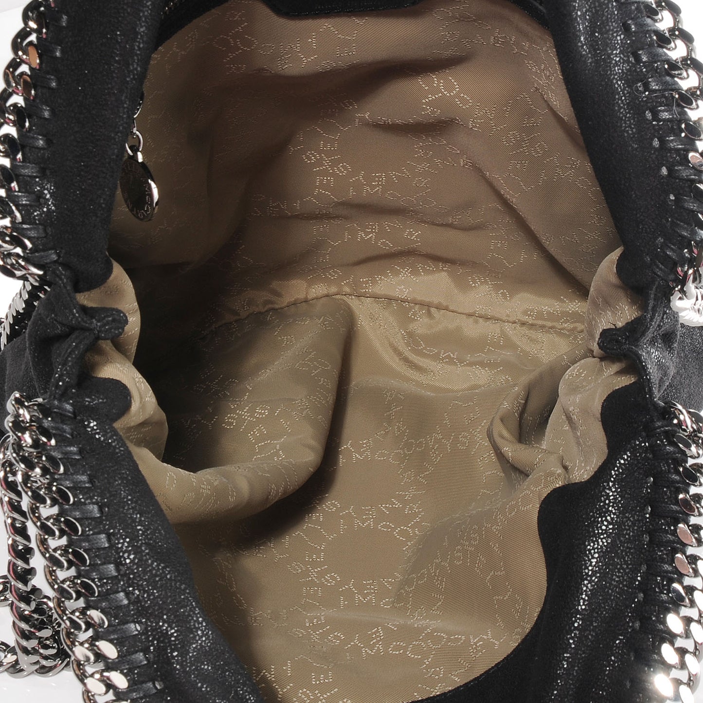Faux Leather Falabella Black
