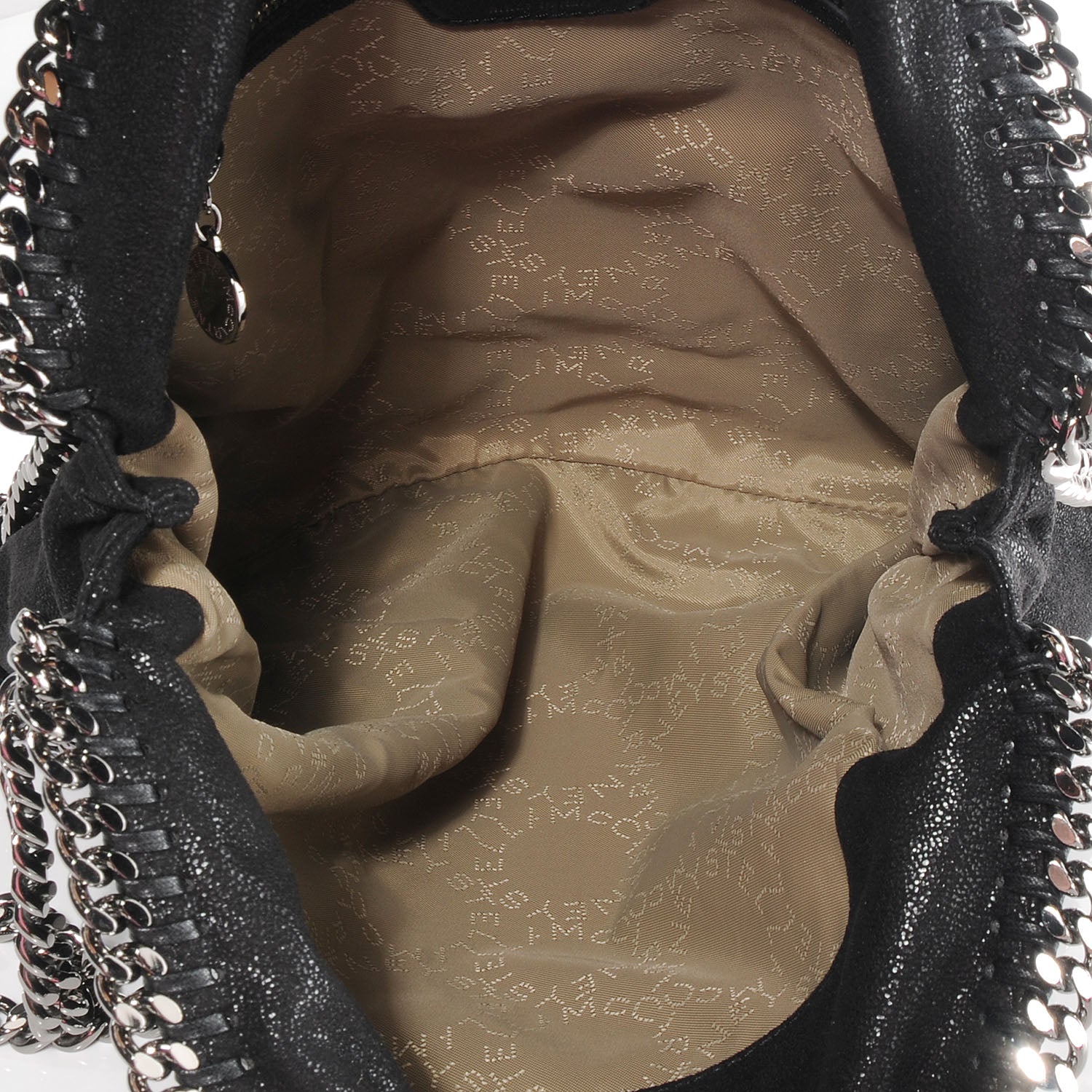 Stella McCartney Faux Leather Falabella Black 6 of 9