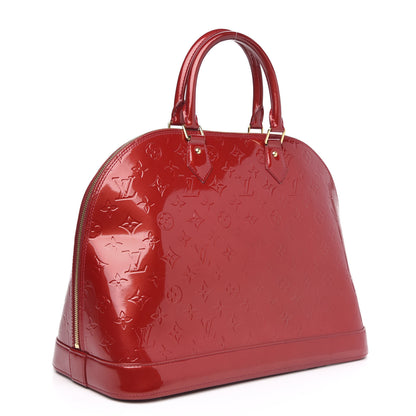 Louis Vuitton Vernis Alma GM Pomme D'Amour 2 of 10