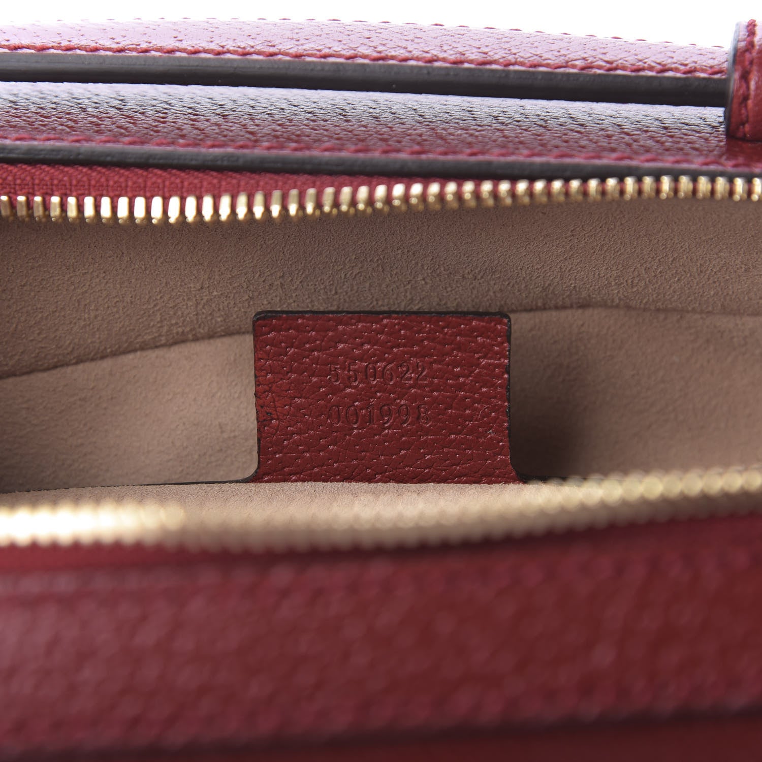 Gucci GG Supreme Monogram Flora Web Small Ophidia Top Handle Shoulder Bag Hibiscus Red 9 of 10