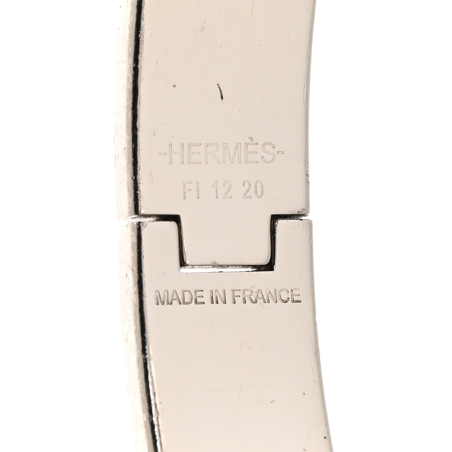 Hermes Enamel Narrow Clic Clac H Bracelet GM Black 4 of 4