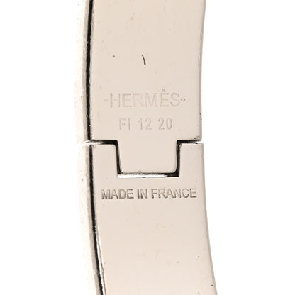 Hermes Enamel Narrow Clic Clac H Bracelet GM Black 4 of 4