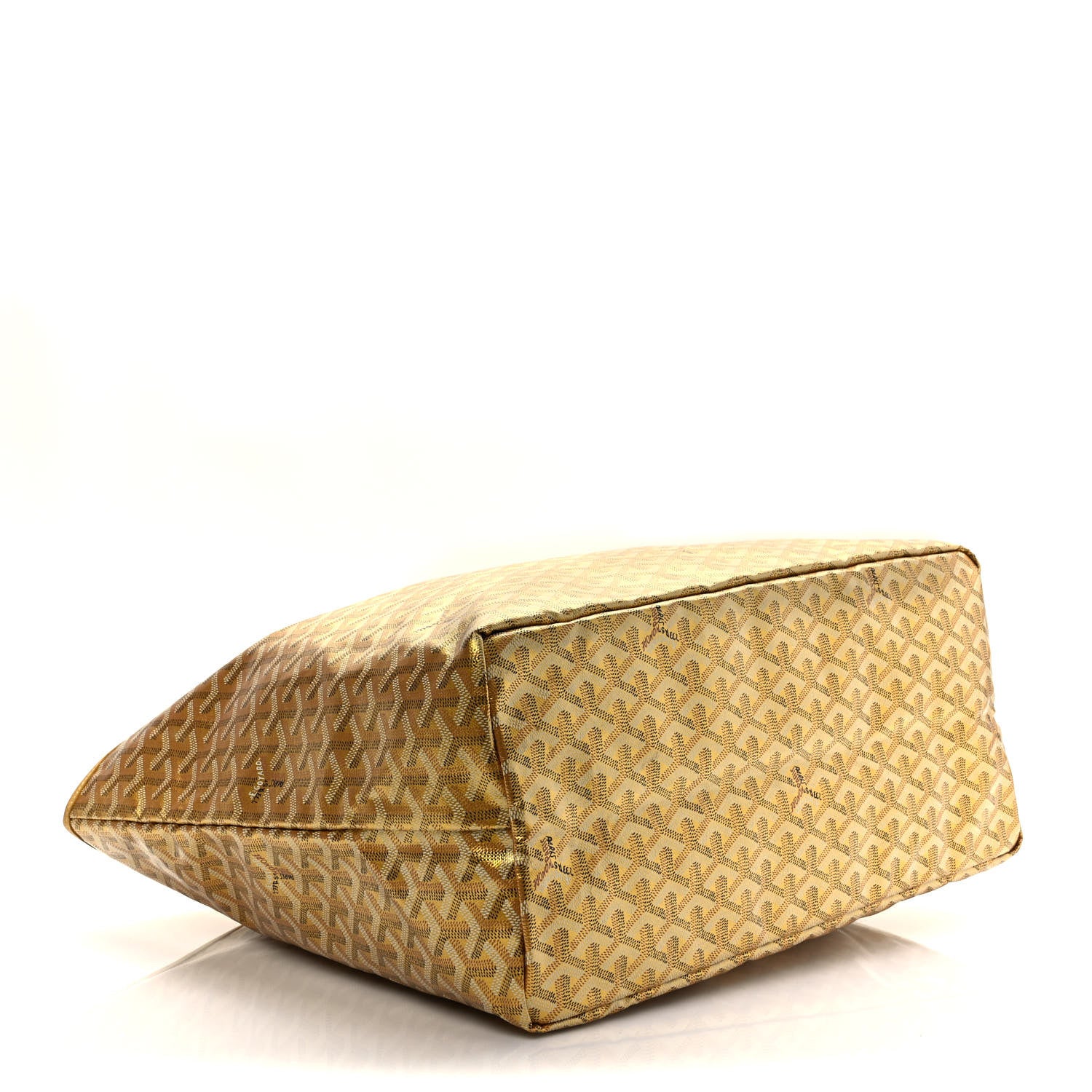 Goyard Goyardine Precious Metals Saint Louis GM Gold 3 of 7