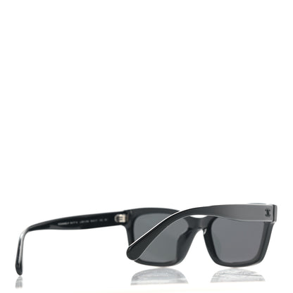 Chanel Acetate Square Sunglasses 5417-A Black 4 of 8