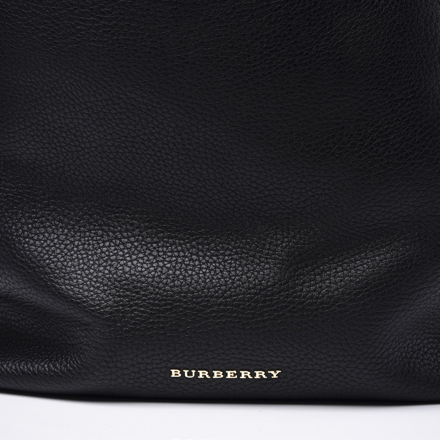 Grainy Calfskin Medium Cale Hobo Black