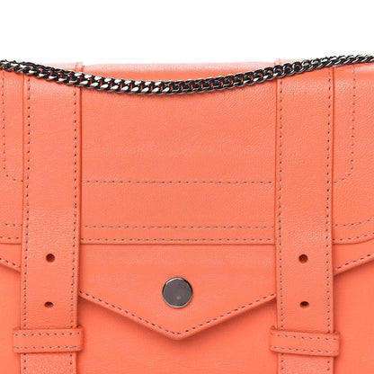 Proenza Schouler Lambskin PS1 Large Chain Wallet Grapefruit 12 of 14