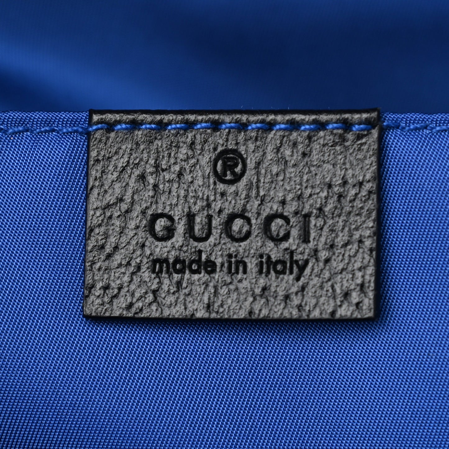 Econyl Nylon Monogram Off The Grid Backpack Guilted Blue Black