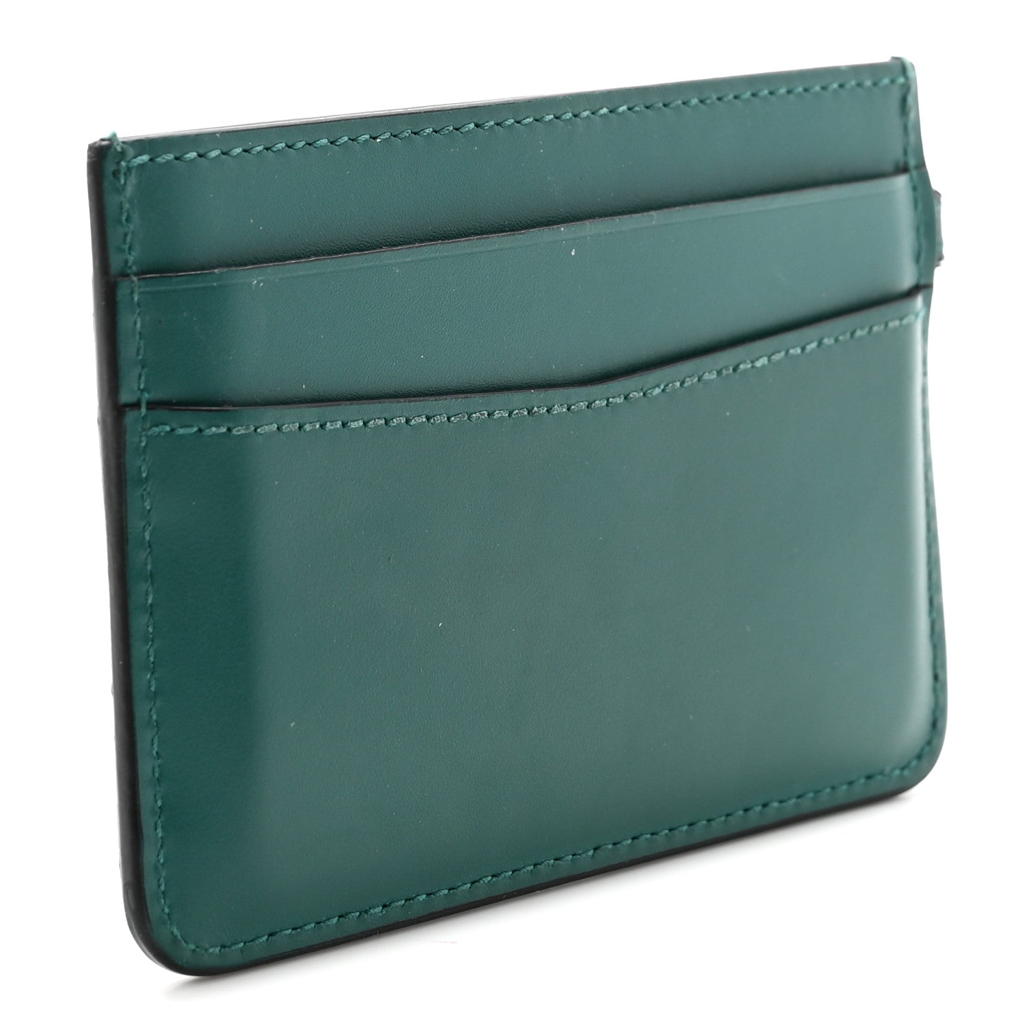 Bulgari Serpenti Calfskin Card Holder Green Amethyst 3 of 7