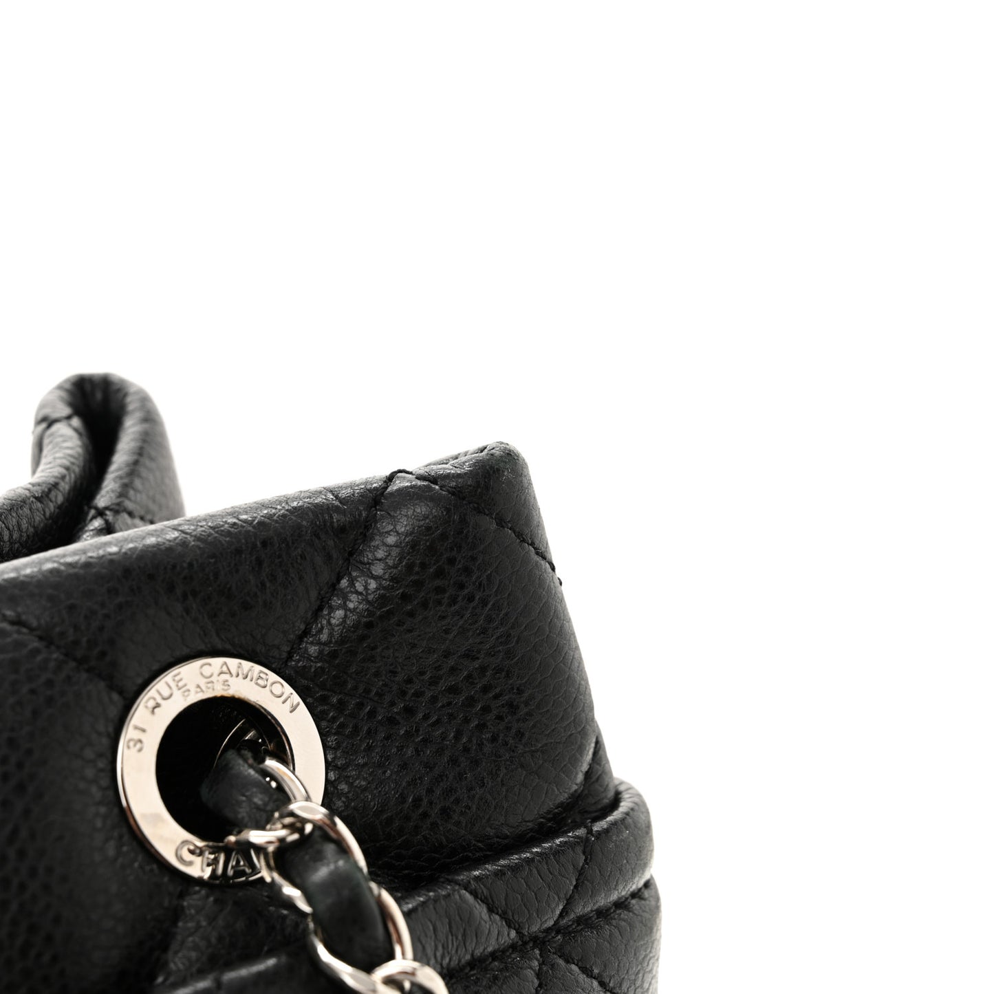 Caviar Quilted CC Timeless Soft Tote Black