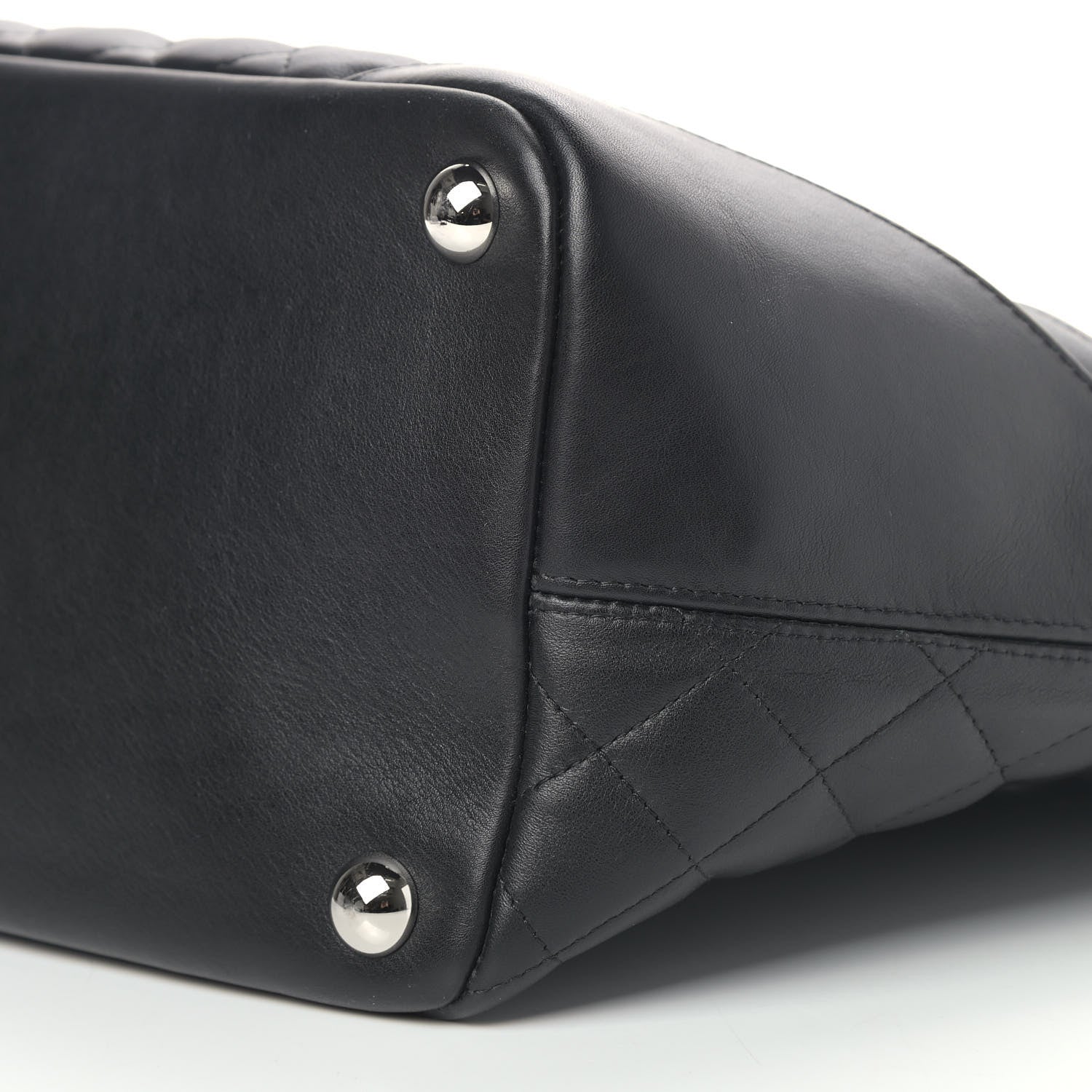 Chanel Calfskin Quilted Large Cambon Tote Black 9 of 9