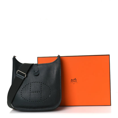 Hermes Taurillon Clemence Evelyne III PM Vert Cypress 12 of 12