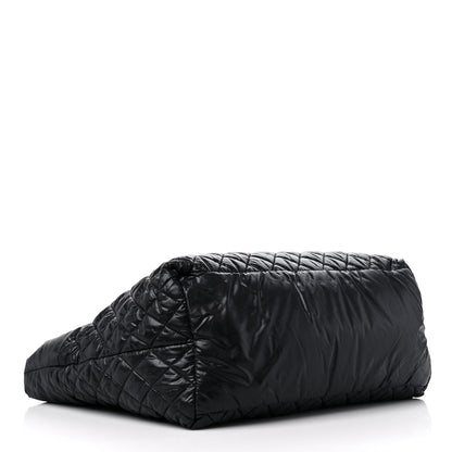 Chanel Nylon Quilted Large Coco Cocoon Tote Black 4 of 9