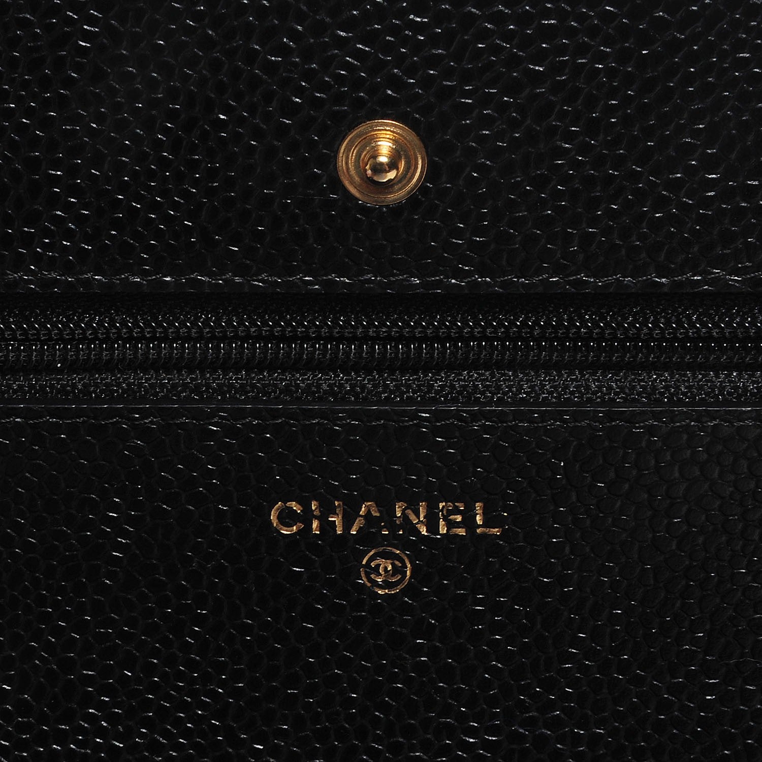 Chanel Caviar Quilted Wallet On Chain WOC Black 6 of 9