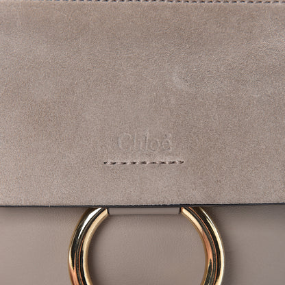 Chloe Suede Calfskin Mini Faye Bracelet Bag Motty Grey 7 of 10