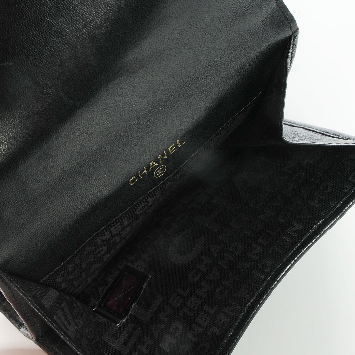Lambskin Precious Symbols French Wallet Black