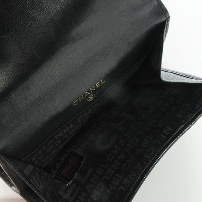 Chanel Lambskin Precious Symbols French Wallet Black 5 of 8