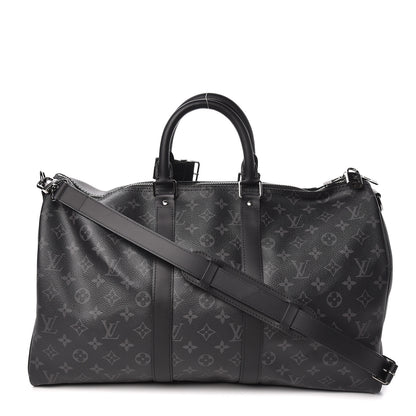 Louis Vuitton Monogram Eclipse Keepall Bandouliere 45 1 of 9