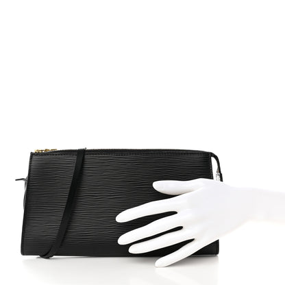 Louis Vuitton Epi Pochette Accessories 24 Black 2 of 7