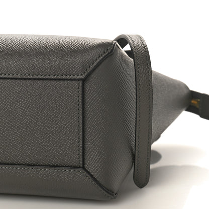 Celine Grained Calfskin Nano Belt Bag Grey 8 of 8