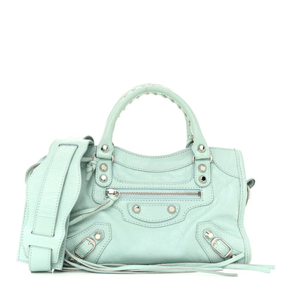 Balenciaga Agneau Classic Silver Hardware Mini City Maldives 1 of 14