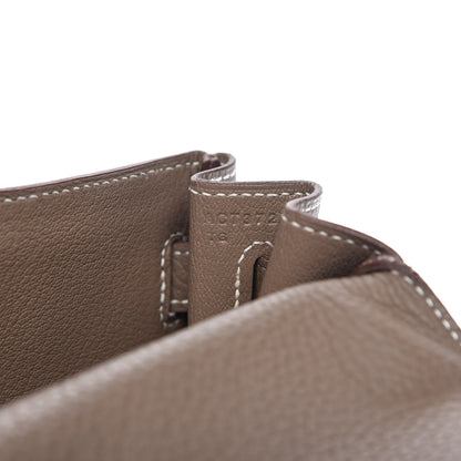 Hermes Togo Kelly Retourne 32 Etoupe 9 of 10