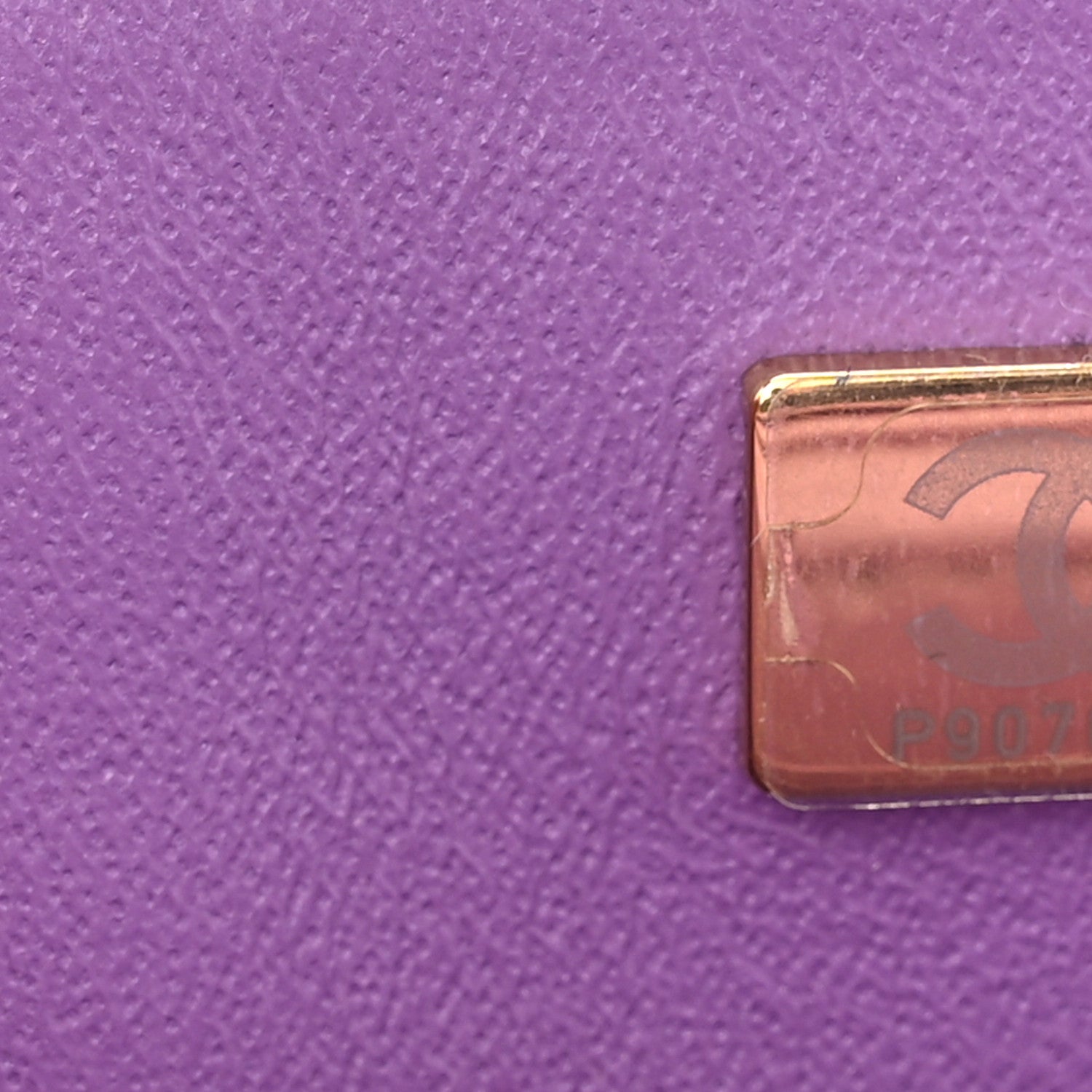 Chanel Lambskin Quilted Mini Rectangular Flap Purple 7 of 10